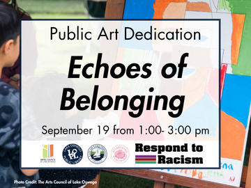 Echoes of Belonging, Public Art Dedication